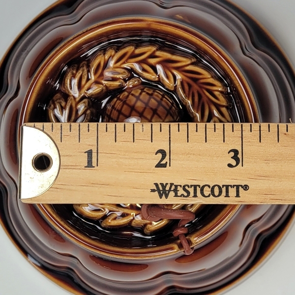 Williams Sonoma Brown Glazed Autumn Acorn Cranberry Jello Cake Dessert Mold - Picture 6 of 8